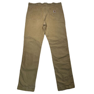 Carhartt Rugged Flex Rigby Straight Fit Pant Men’s 38x32 Tan Brown Beige 102821